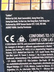 Mattel Kpop Demon Hunters Huntr/x Zoey Golden Singing Doll New In Hand!