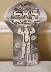 NEW SEALED Radical Sky Parachute Diver Red Figure Ja-Ru Toys