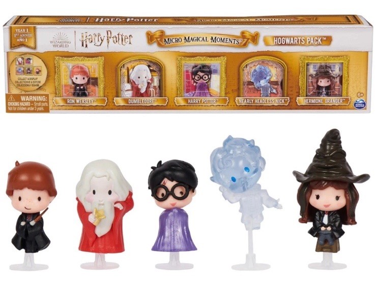 Wizarding World Harry Potter Micro Magical Moment Hogwarts 5-Pack Mini Fig