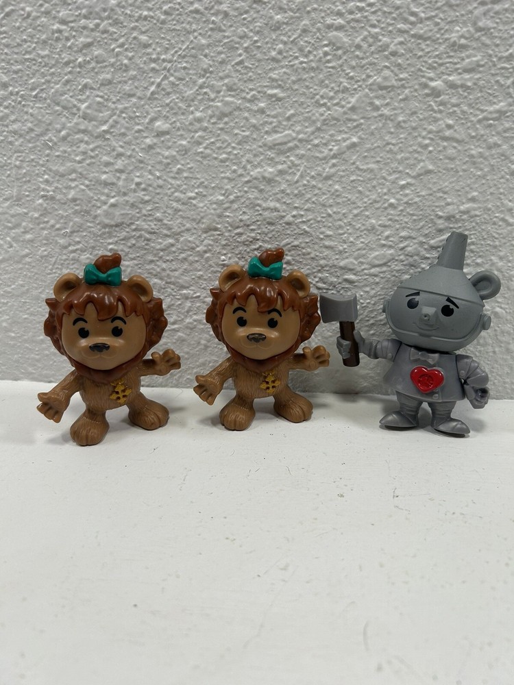 The Wizard Of Oz, 2 The Lion and 1 Tin Man 3” FIGURE TOY