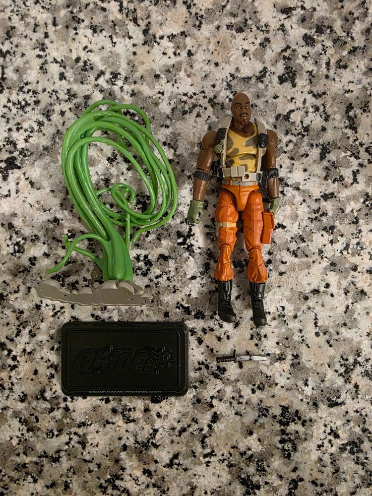 Roadblock DVD Battles V18 G.I. JOE COBRA 25th LOOSE Complete S7