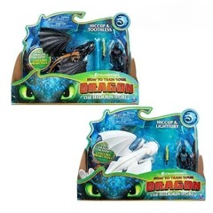 Toothless Light Fury Action Figure Cartoon How To Train Your Dragon