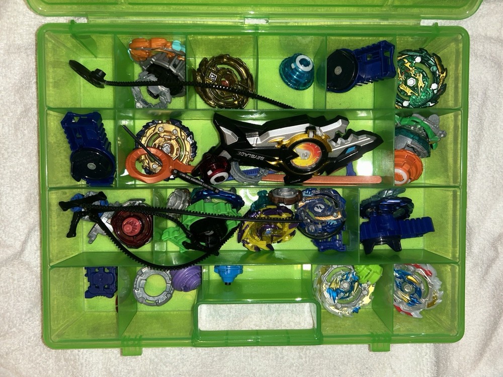 Beyblade Mixed Lot Spinning Tops Launchers Storage Case TV Movie Game Theme