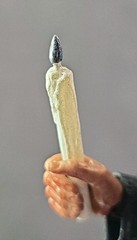 NECA 7″ Scale Figure Fodder CANDLE accessory Black & White [Vincent Price]