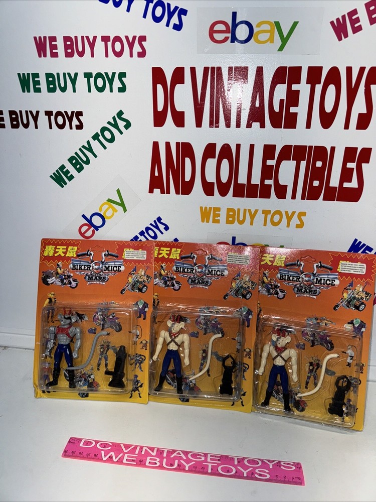 Modo Biker Mice From Mars KO Bootleg Figure 4.5” Chinese Edition LOT-3 🔥