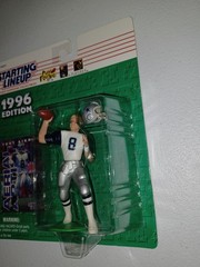 Kenner 1996 Starting Lineup Figure Football Troy Aikman Blue Sleeves Rare HTF 🏈