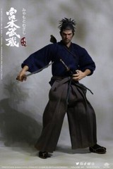 New ZGJKTOYS L-001 1/6 Samurai Miyamoto Musashi Collectible Male Figure Model