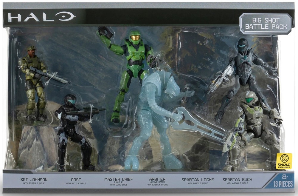 Big Shot Battle Pack Action Figure 6-Pack