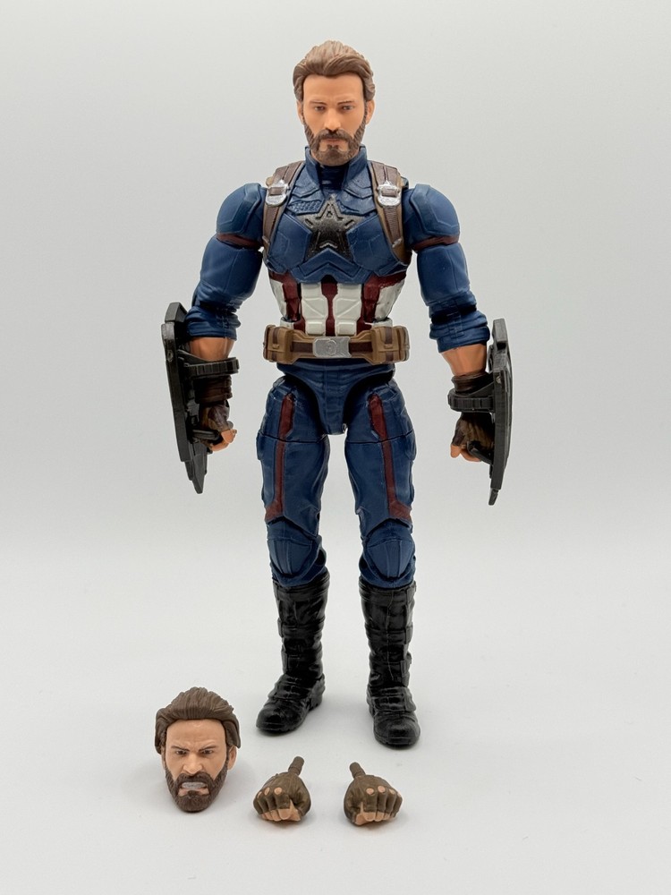 CAPTAIN AMERICA 6″ Marvel Legends MCU Infinity Saga COMPLETE Walmart Exclusive