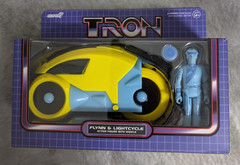 NEW Disney Parks Super7 ReAction Figure Tron Lightcycle FLYNN