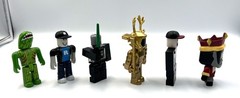 Roblox Figures – Mixed Lot of 6 – Sharksie Super Fan 1x1x1x1 Simoon68 Boy Guest