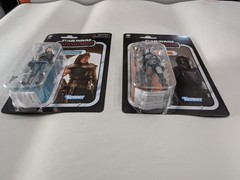STAR WARS THE VINTAGE COLLECTION VC181 The Mandalorian & VC164 Cara Dune