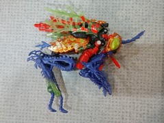 Hasbro Beast Wars Transmetals 2 Scourge Action Figure (Missing 1 Sword)