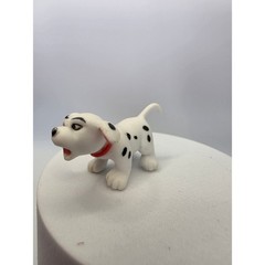 Disney 101 Dalmatians Mini Figure Puppy Dog Toy Red Collar /D3