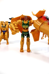 Kenner Transformers Animorphs Tri-Rex Cassie Jake Marco Combiner Sound Look