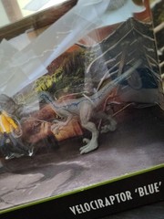 Jurassic Park World T-Rex Darius Blue Raptor Camp Cretaceous Playset New
