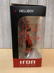 HellBoy II The Golden Army Figure Signed Ron Perlman Minico Iron Studios