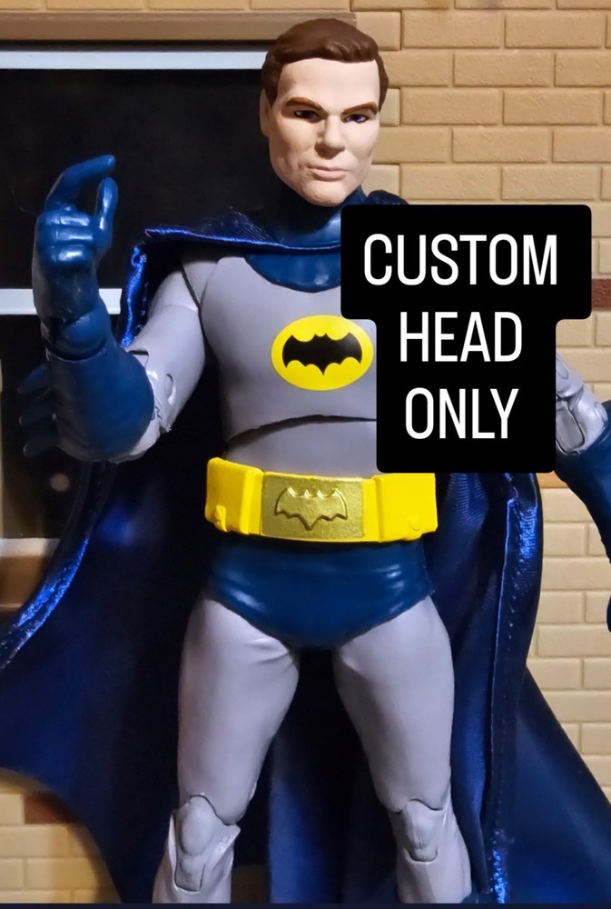Mcfarlane DC Multiverse 7″ Batman 66 Adam West Custom Head