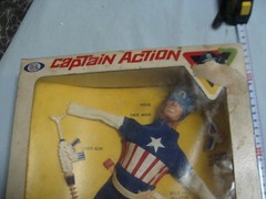 Ideal Captain Action Captain America Action Figure Deadstock Unused Vintage
