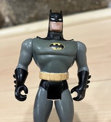Batman Batman Action Figure Plastic Gray/Black/Yellow Belt 1993 Kenner