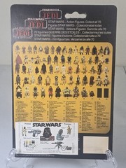 Vintage STAR WARS ROTJ Tri Logo PRINCESS LEIA COMBAT With CLIPPER CATALOG MOSC