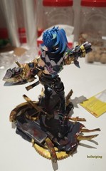 18CM League of Legends LOL Jinx PVC Statue Handmade Figure Model Collectibles
