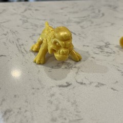 1991 RAPH, THE TEEN GREEN BERET TMNT ACCESSORIES Bulldog USTF Gun Yellow