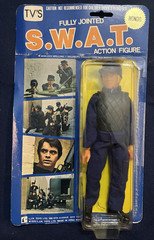 S.W.A.T Action Figures From 1975 & 1976 Fully Jointed Hondo, McCabe and Luca 8”