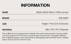 POP MART 100% Mega Space Molly Jon Burgerman Labubu Toy Figure Collect