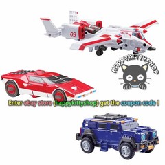 Tobot V Galaxy Detectives GD King Titan Figure 12″ Combiner Robot Toys Car Plane
