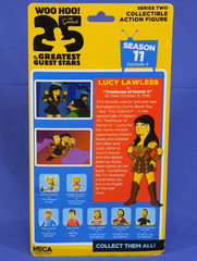 SIMPSONS 25 GREATEST GUEST STARS LUCY LAWLESS XENA FIGURE NECA SERIES 2