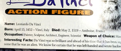 Leonardo Da Vinci Action Figure (2005, Accoutrements for Fun)