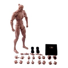 Romankey X COWL 1/12 Male Action Figure Joint Body Doll 6in Black Model w/Head