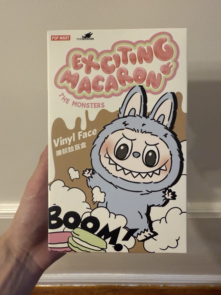 Popmart Labubu The Monsters Exciting Macaron Vinyl Plush Blind Box US AUTHENTIC