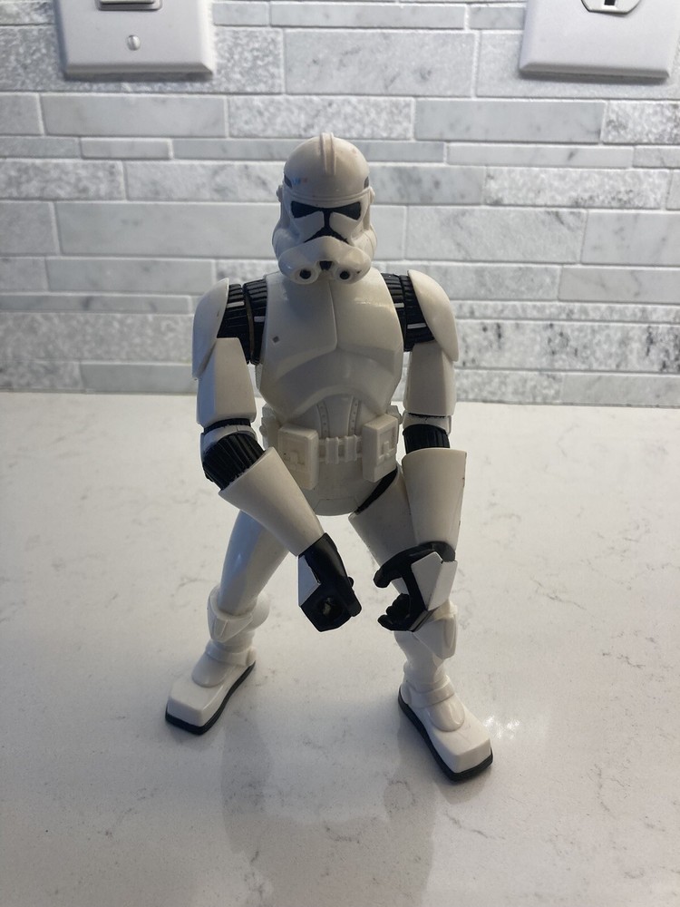 1980s Star Wars Storm Trooper Action Figure Arms Move Up And Down
