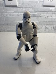 1980s Star Wars Storm Trooper Action Figure Arms Move Up And Down