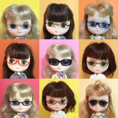 Rectangle Round Square Eye Glasses for 1/3 BJD Doll 1 Random Gashapon Toy