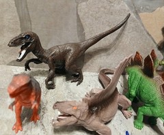 Animal Planet Dino Lot of 15 Dinosaurs Triceratops Use W/ Jurassic Park T-Rex