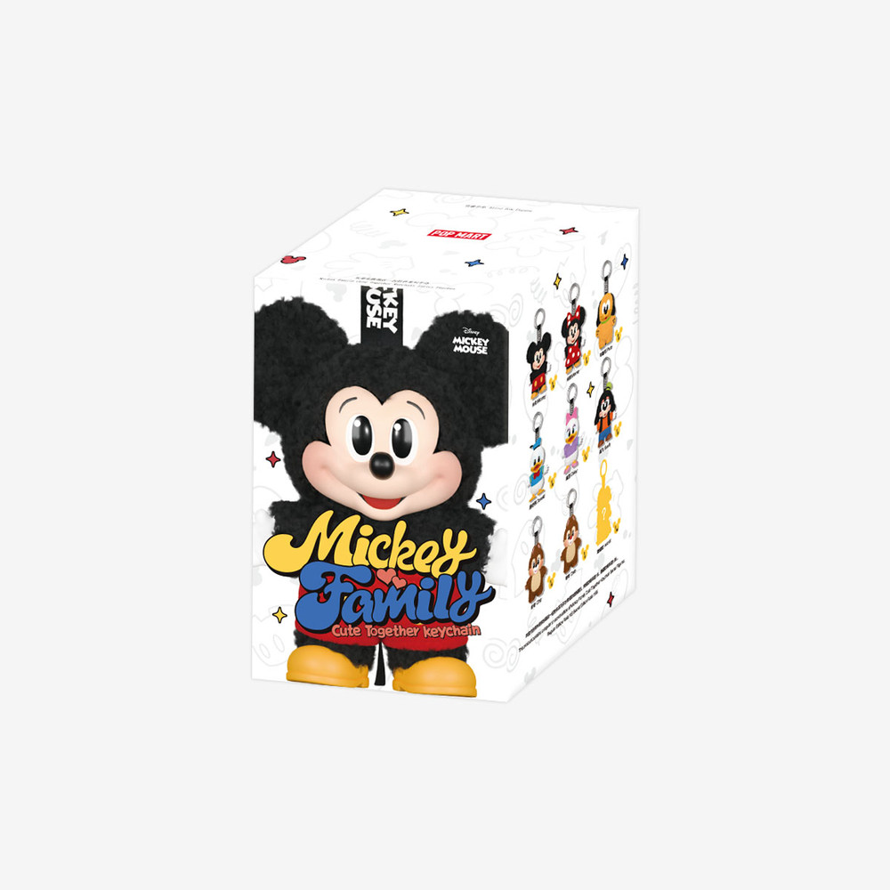 Authentic Mickey Family Cute Together Keychain Series Figure Blind Box Gift