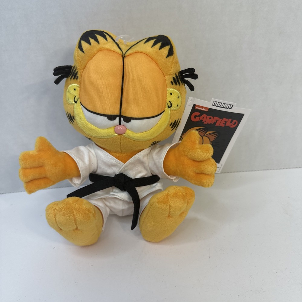 Karate Garfield Phunny Plush 8” Plush By: Kidrobot NWT
