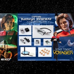 EXO-6 Star Trek Voyager 1/6 ~ CAPTAIN JANEWAY,Lt TUVOK & the EMH FREE SHIPPING