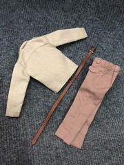 1/6 Custom Old Indiana Jones Harrison Ford Suit for body Action Figure 12 inch
