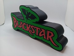 Retro Blackstar logo lightbox sign light box display for Black Star display