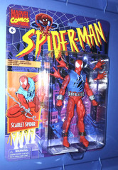 MARVEL LEGENDS RETRO SPIDER-MAN SCARLET SPIDER 6″ FIGURE HASBRO NEW SEALED 2024