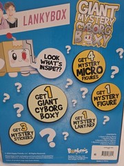 LANKY BOX GIANT MYSTERY CYBORG BOXY-INCLUDES 10 SURPRISES-10 INCH TALL SEALED