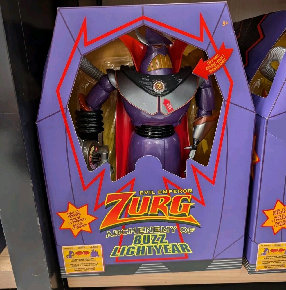 NEW 2024 Disney Parks Evil Emperor Zurg Buzz Lightyear Toy Lights Sound 💥