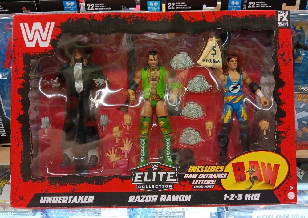 Mattel WWE RAW 30th Anniversary 6 in Action Figure Collection MISB c2022