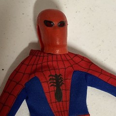 1966 IDEAL CAPTAIN ACTION Spider-Man Costume Set HIGH GRADE Spiderman 1967
