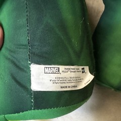 Incredible Hulk Smash Hands Soft Fist Gloves WORKING SOUND Marvel Avengers 2008