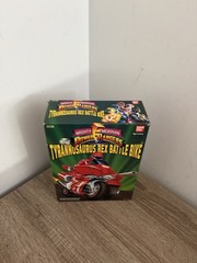 BANDAI 1993 Mighty Morphin Power Rangers Red Tyrannosaurus Rex Battle Bike RARE!